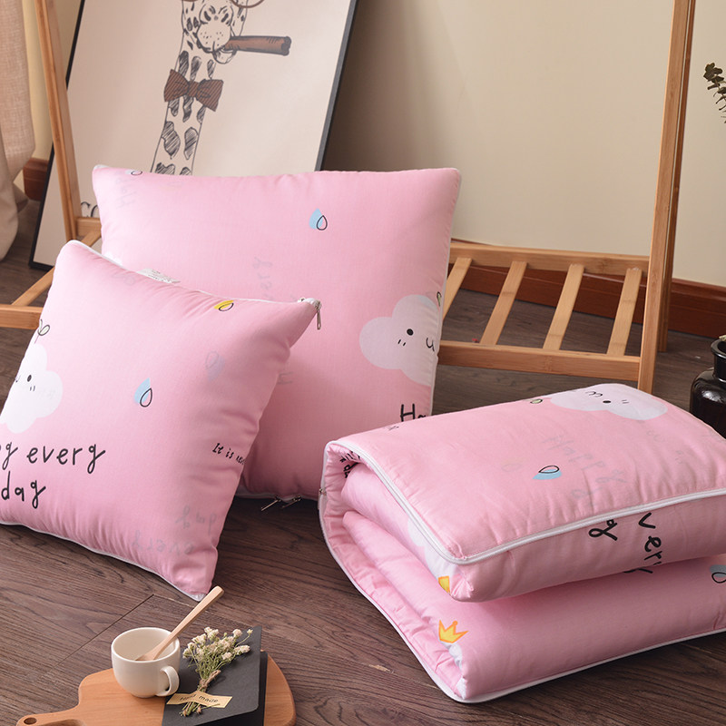 二合一抱枕被纯棉全棉布幼儿园宝宝儿童卡通两用靠垫被宿舍小被子,居家布艺,抱枕被,淘宝优惠券,粉丝福利购,淘宝优惠卷
