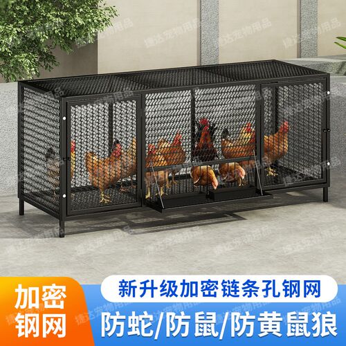 庭院室内养殖鸡笼链m条网方管焊接防鼠防蛇兔笼鸽子笼工厂直发坚