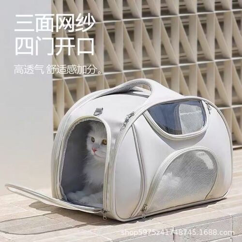 猫包大容量外出便携猫咪外出包狗狗外带大号轻便坐车神器宠物背包