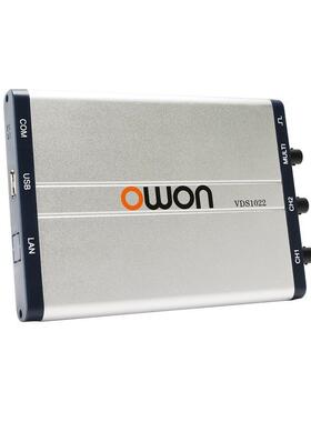 OWON虚拟PC数字示波器VDS1022双通道25M便捷