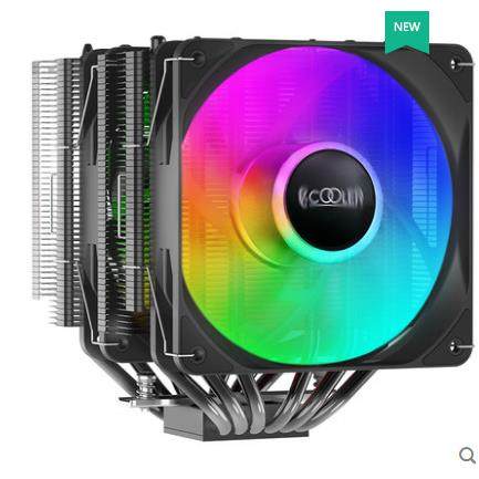 超频三S9s7双塔cpu电脑散热器6热管风冷台式电脑散热风扇