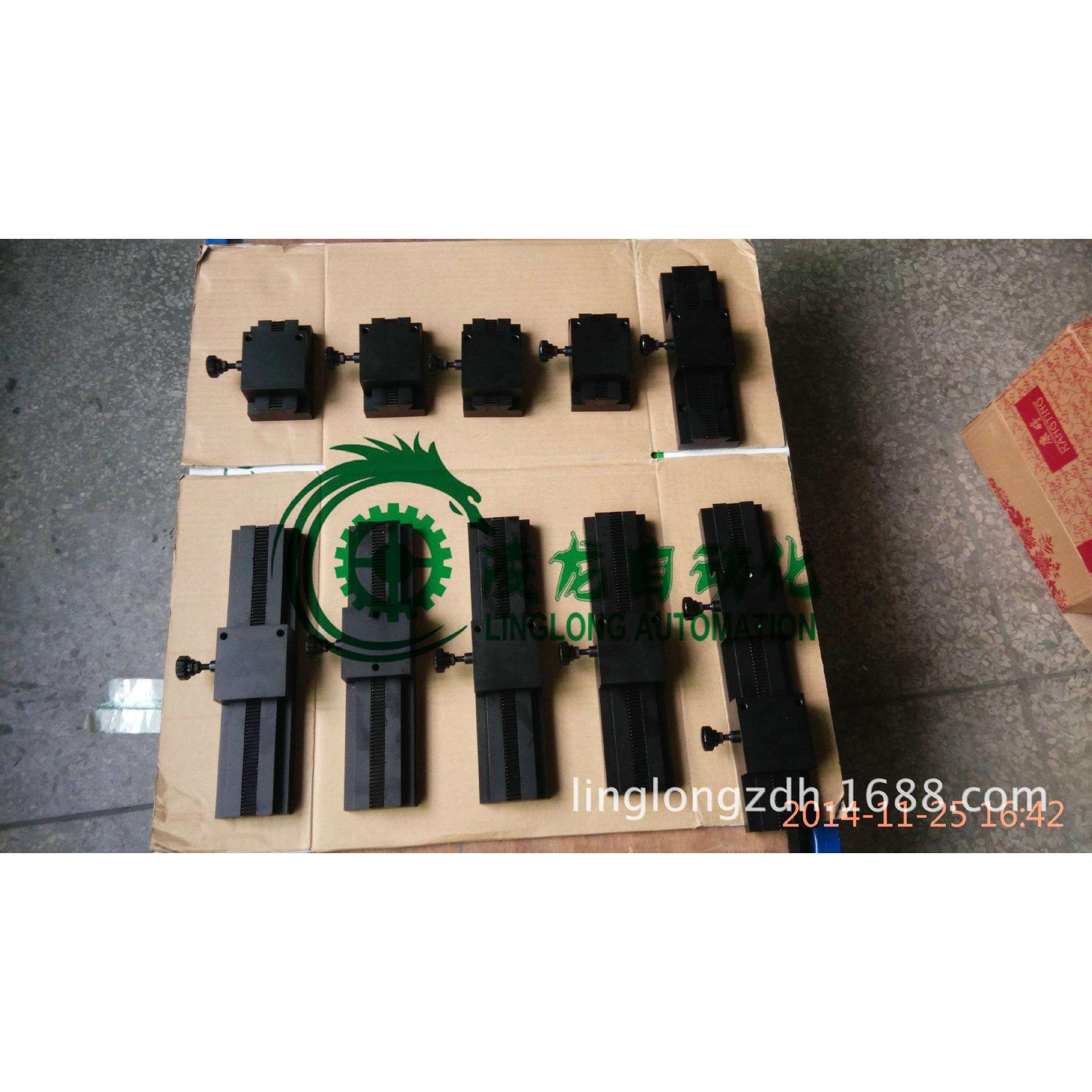 齿轮齿条手动滑台 齿轮齿条精密移动台 非标准齿轮齿条滑台定1