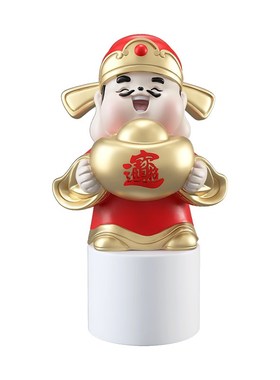 财神爷摆件家用落地办公室开业礼物2024年新款客厅电视柜旁乔迁