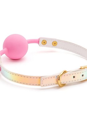 Soft Silicone Ball Gag Oral Fixation Bondage Mouth Gag Mouth