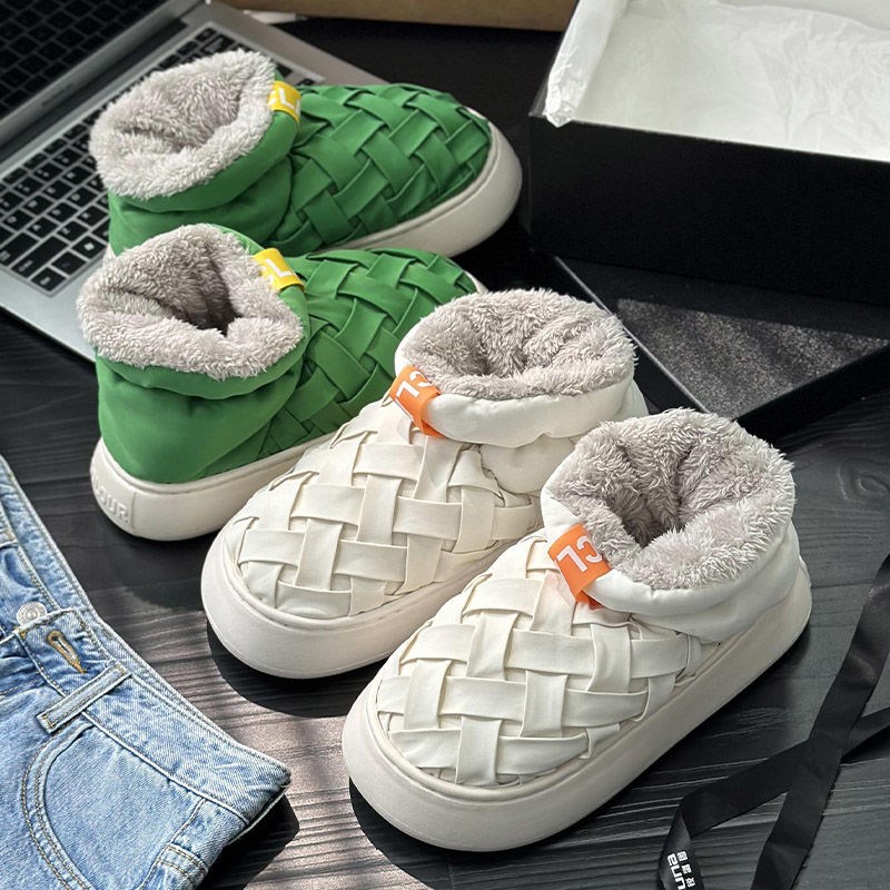 【香菇年货节】棉拖鞋女士冬季2024新款保暖外穿厚底室内家居防滑