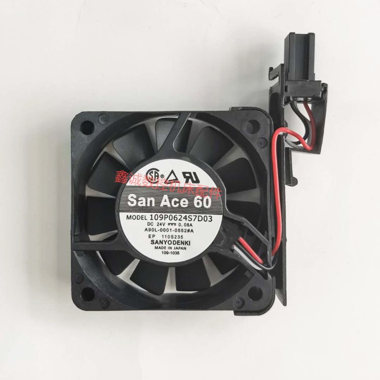 SanAce60数控机床风扇109P0624S7D03 24V 0.08A A90L-0001-0552#A - 实物图