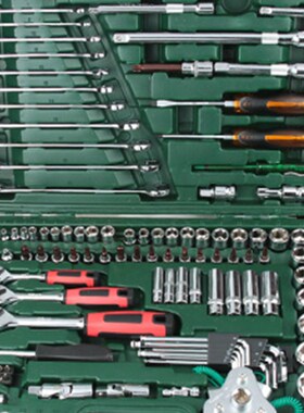 汽车维修汽修工具套装 46件/32/121件套筒扳手棘轮扳手工具组套