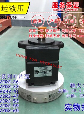 叶片油泵PV2R2-26/41/47/53/59/65液压打包机液压系统液压油泵