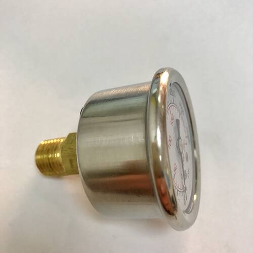 40mm 轴向耐震压力表 0-250bar 3500psi 背后41mm 前壳47mm ZG1/4