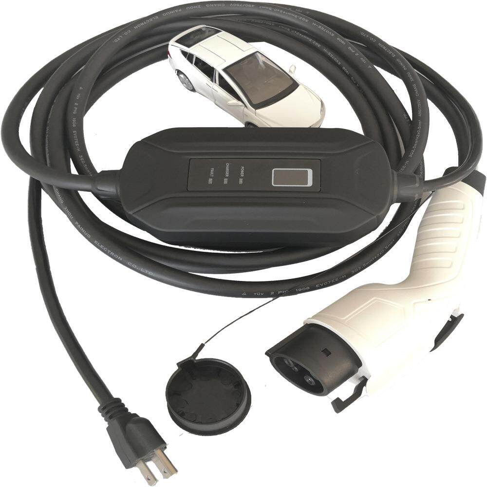 16A Single-phase American standard AC mode 3 EV charger gun