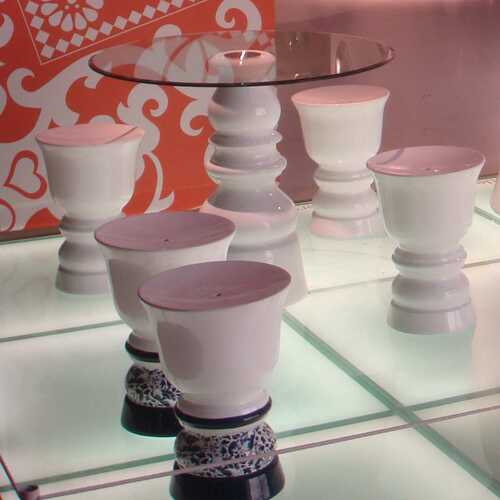 XO Eden Ceramic Stool/装饰凳/青花瓷椅凳//换鞋凳软装家居摆设