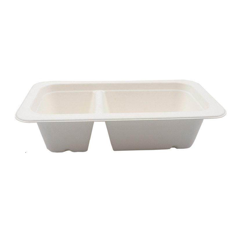 一次性可降解环保餐盒饭盒轻食外卖便当沙拉700 850毫升打包盒