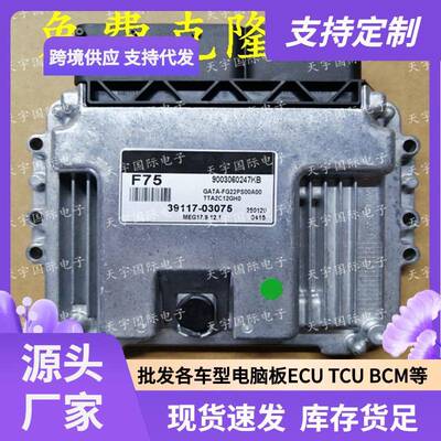 ECU MEG17.9.12.1 适用现动机电脑板 F75 39117-03075