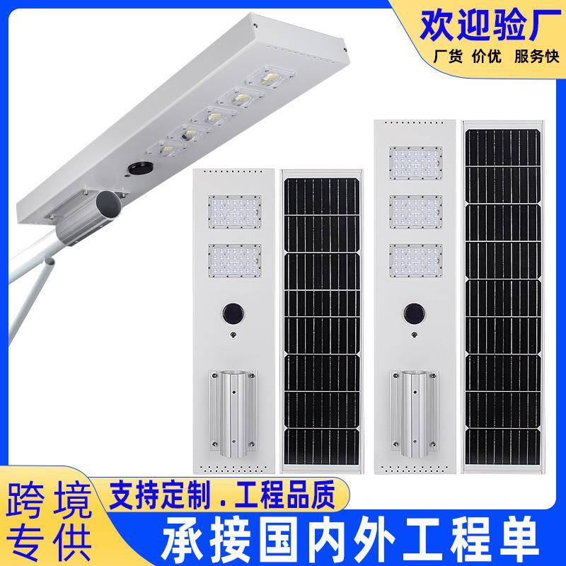 【非洲基建指定款】户外路灯头新农村人体感应灯一体化太阳能路灯