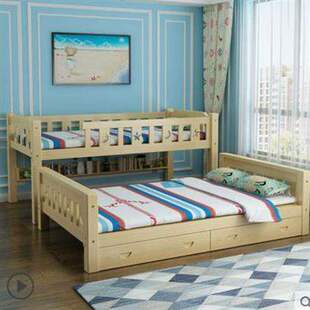好低床双层床托管床二层1.2米床加床定做孩N两层上下床多功能组90