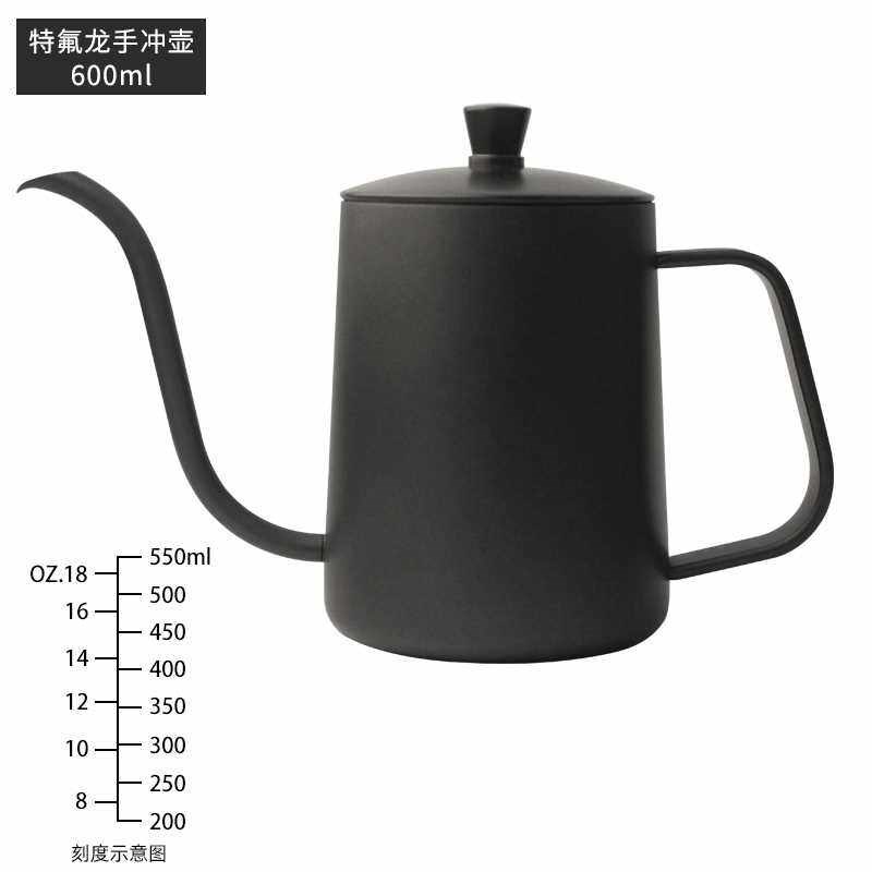 304不锈钢手冲壶细口壶单品滴漏式家用长嘴咖啡壶迷你挂耳张张
