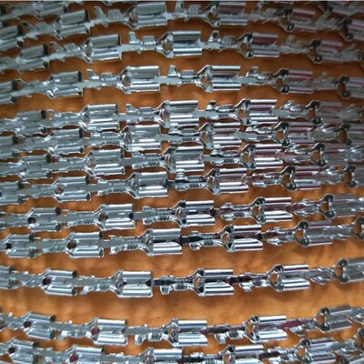 6.3插簧连带自锁250接线端子带锁 连绕端子H锁扣6.3带锁0.35厚700