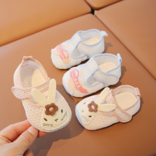 男透气网鞋 夏季 夏 软底O学步鞋 女宝宝公主鞋 1一岁宝宝鞋 子婴儿凉鞋