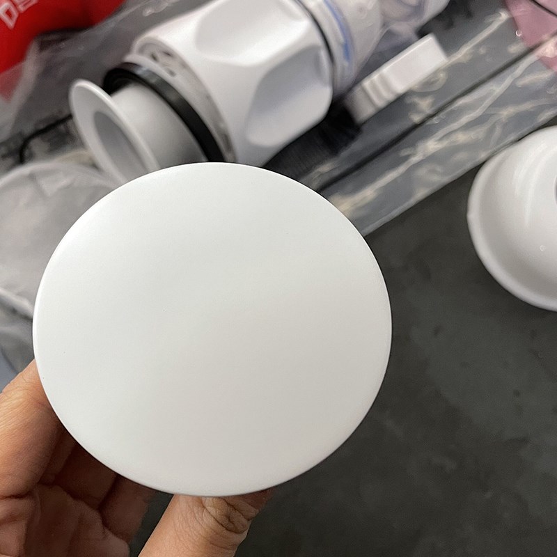 全铜白色弹跳式下水器微晶石陶瓷盆专用一体防臭下水管