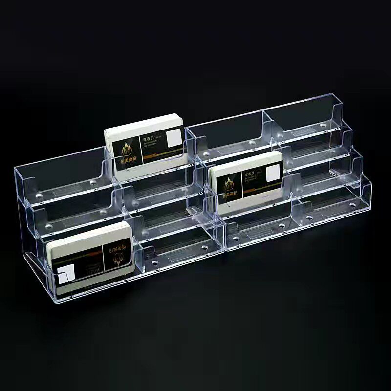 12格16格透明亚克力名片座名片盒名片卡片座名片架多层公用品盒,文具电教/文化用品/商务用品,名片盒,淘宝优惠券,粉丝福利购,淘宝优惠卷