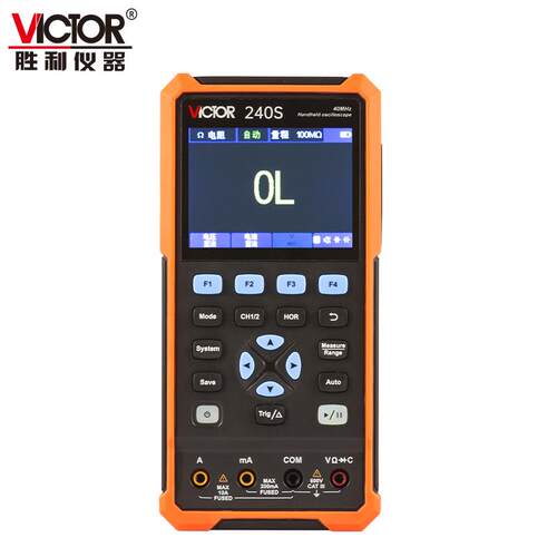 胜利(VICTOR)VC240手持数字示波器便携式存储示波表双通道40MHz