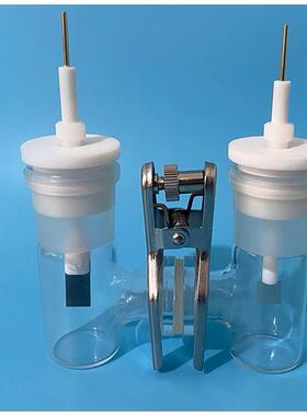 H型 可换膜密封电解池 5-50ml 密封塞CH2010型 可换膜H型电解池