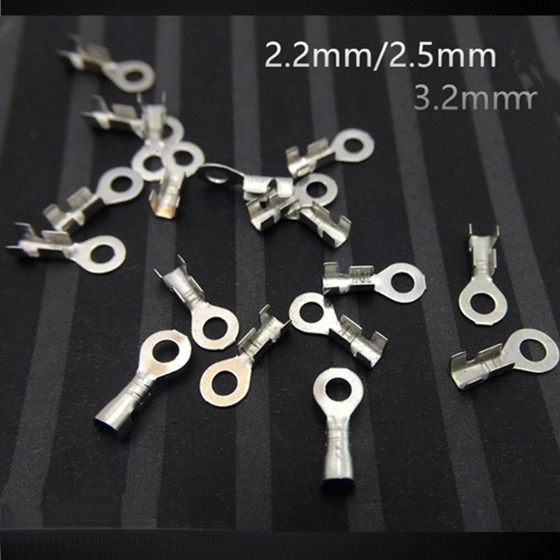 圆形接线片2.2/2.5/2.7/3.2/4.2小型接线片O形冷压端子窄边接线片