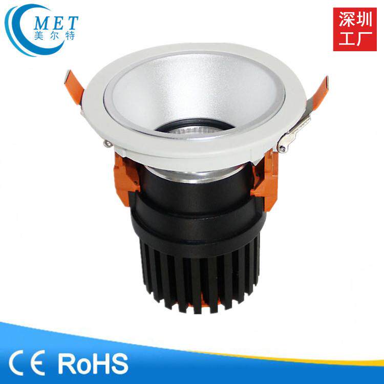 大功率cob射灯嵌入式15w30w40w50wled酒店大堂高空工程射灯