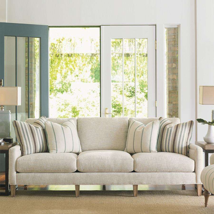 美式乡村布艺沙发三人位简约小户型客厅实木休闲沙发椅老虎椅组合