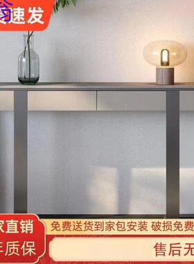 ve6现代简约入户玄关柜轻奢新中式家用客厅隔断玄关桌极窄高端小