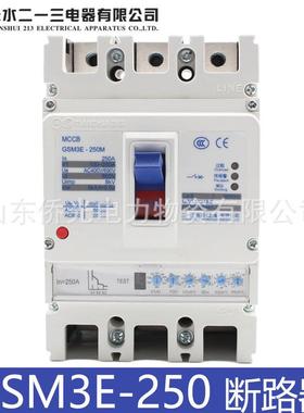 天水二一三GSM3E-250MH/3300 250A电子式塑壳断路器空气开关