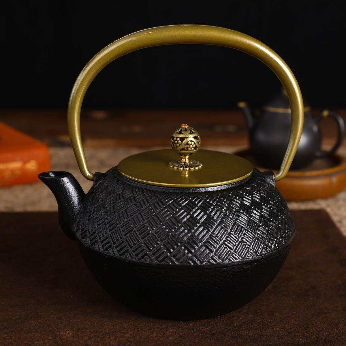 简约家用养生铸铁壶烧水泡茶专用碳火炉茶杯茶具套装新中式茶壶,鲜花速递/花卉仿真/绿植园艺,割草机/草坪机,淘宝优惠券,粉丝福利购,淘宝优惠卷