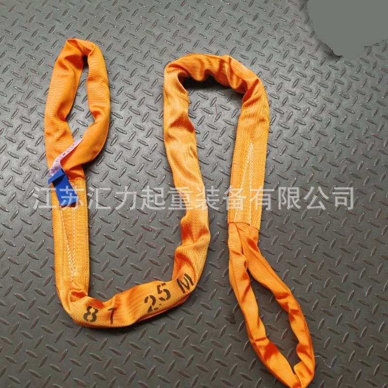 柔性吊带8t5m起重吊装带8t6m7m8m9m10m 双环扣吊带 涤纶吊装带
