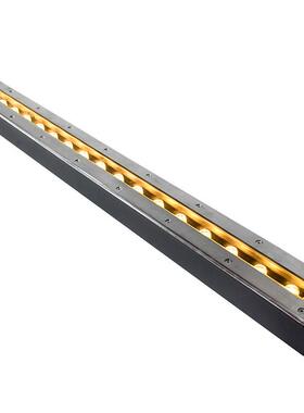 LED长条地埋灯户外防水条形地灯方形220暖光白光1米黄光12七彩24V