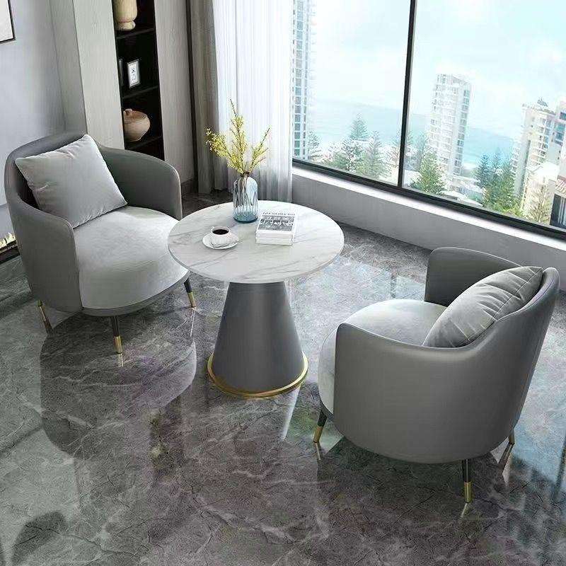 商务接待沙发茶几组合酒店大堂轻奢休闲轻奢酒店休息区洽谈桌椅