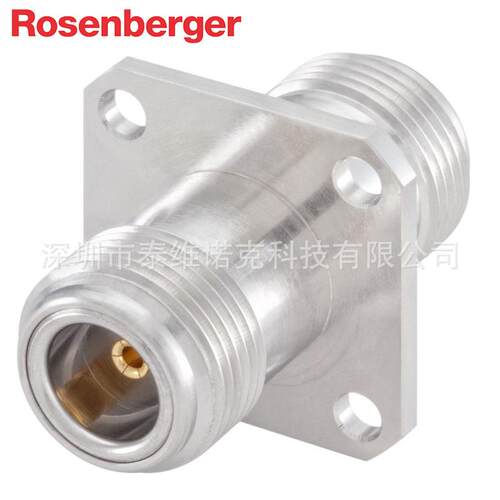 53K401-K00N5罗森伯格Rosenberger射频同轴连接器N型母母法兰端子