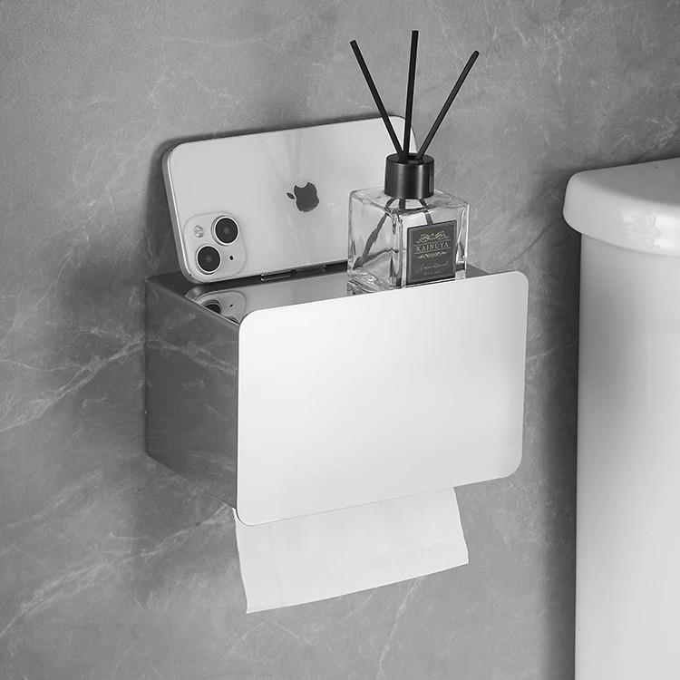 304不锈钢抽屉纸巾盒轻奢创意家用抽纸盒收纳盒壁挂式餐巾卷纸盒