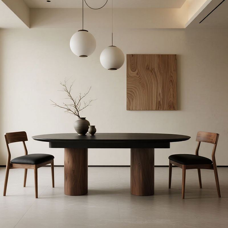 侘寂风黑胡桃木白蜡木茶桌现代简约家用办公室泡茶桌椅组合,住宅家具,家用茶台/茶桌,淘宝优惠券,粉丝福利购,淘宝优惠卷