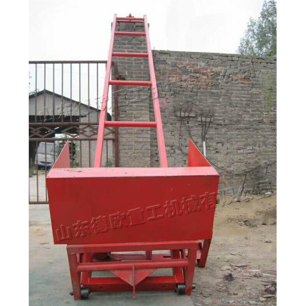 建筑工程上料提升机 轻型便移式斜坡升降机 轨道式装卸沙石吊运机