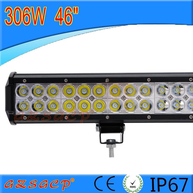 汽车配件 306W 双排CREE LED长条灯 led工作灯车顶灯 汽车检修灯