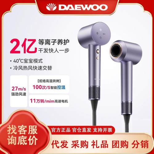 大宇恒温高速吹风机等离子护发静音速干家用大功率电吹风筒防静电