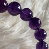 f高品质 天然紫水晶手串无加色 乌拉圭原石原矿 建木信使 包邮
