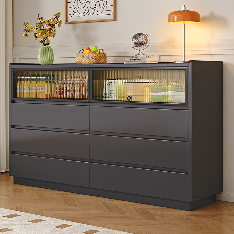 实木斗柜现代家用收纳柜卧室床尾柜五六七八斗柜客厅储物置物柜子