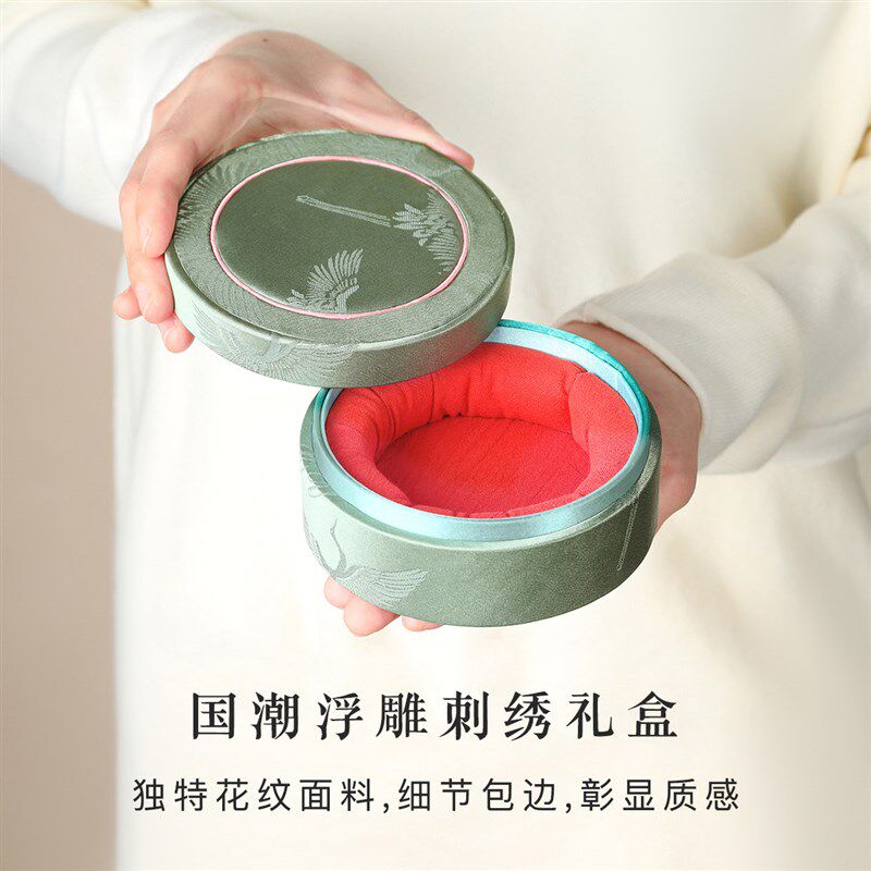手镯收纳盒首饰盒国风锦盒便携z中式包装盒文玩手串礼盒古风春阁