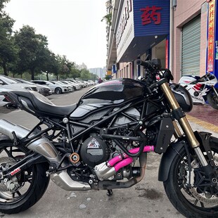 贝纳利7b52s幼狮800彩色BJ750GS改装水管硅胶管防爆加强水管