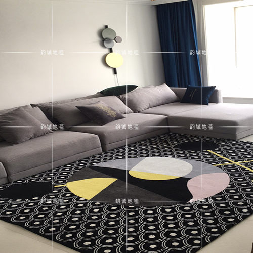 欧式美式样板间地毯客厅茶几卧室床尾书房餐厅手工地Z毯满铺定制