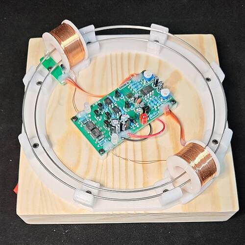 手工科技制作 圆环粒子加速器z 电磁回旋加速器演示模型纯铜线圈