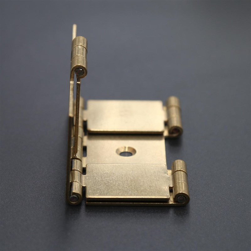 家具屏风仿古中式折叠门隔断玄关双面打对开连接长片黄铜铰链合页