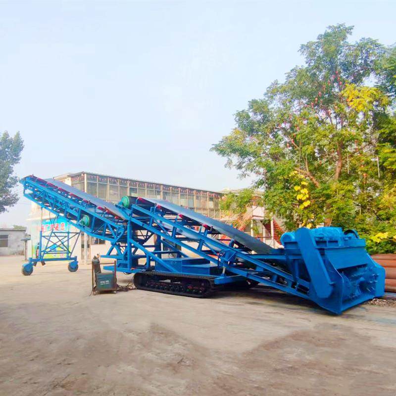 颗粒物料自动取料装车扒料机自行走螺旋取料机卸车皮带输送机