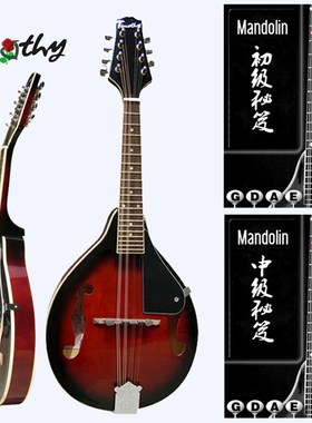 Timothy真可爱中级M10x0高音送学琴全套八弦曼陀林乐器曼陀铃琴